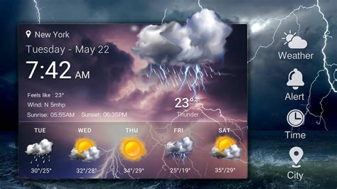 Real-time weather forecasts for Android - APK Download