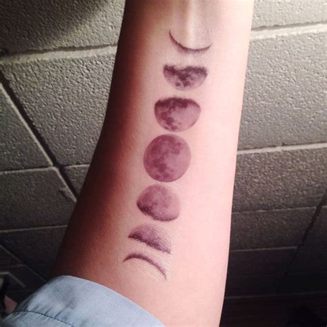 Moon Eclipse Temporary Tattoo