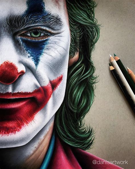 Pin on Really proud of my finished coloured pencil drawing of the Joker ...