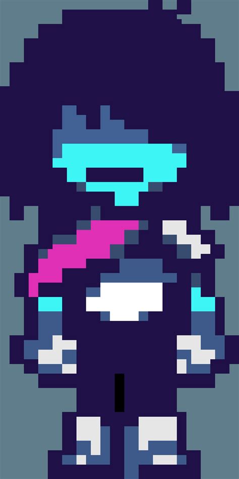 Pixilart - Kris Sprite! (DeltaRune) by pokesonic1991