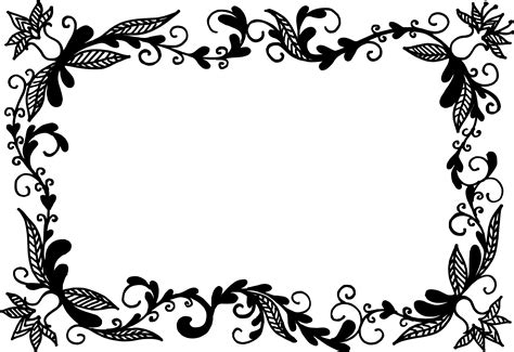 9 Rectangle Flower Frame Vector (PNG Transparent, SVG) Vol. 2 | OnlyGFX.com