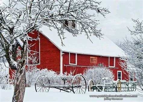 Winter Barn Scenes Wallpaper - WallpaperSafari