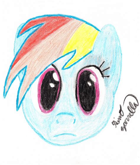 Rainbow Dash Staring by FPSGino on DeviantArt