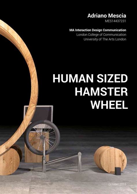 The Human-sized Hamster Wheel - Adriano Mescia | Hamster wheel, Cat ...