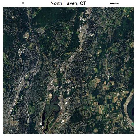 Aerial Photography Map of North Haven, CT Connecticut