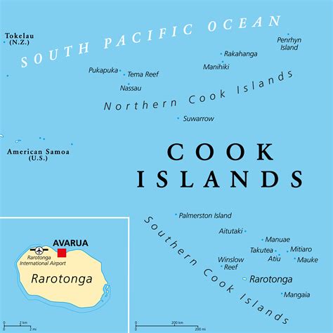 Where Are The Cook Islands On A Map - Fernandina Beach Map