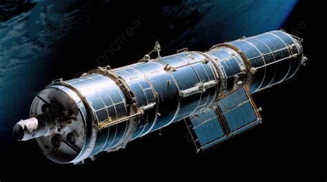 Hubble Space Telescope Is At The Earth S Surface Background, High ...