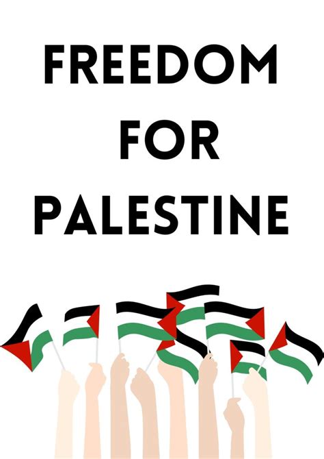 Stand in Solidarity: Free Printable Signs for Palestine Support - Ummah.com