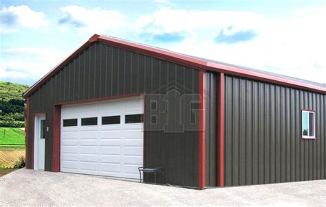 Maverick Metal Garage 24x30x10 - Big Buildings Direct | Metal garages ...