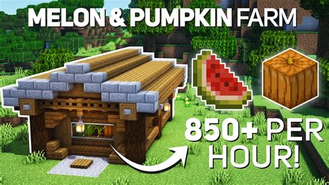 Minecraft Pumpkin Farm Layout