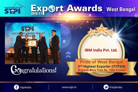 STPI KOLKATA on Twitter: "Congratulations M/s IBM INDIA PVT. LTD. for ...