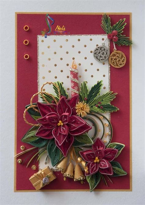 30+ Lovely Christmas Paper Quilling Cards | Paper quilling cards ...