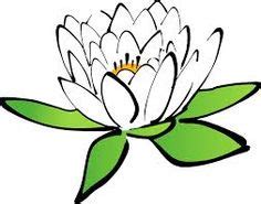 Water Lily Outline - ClipArt Best