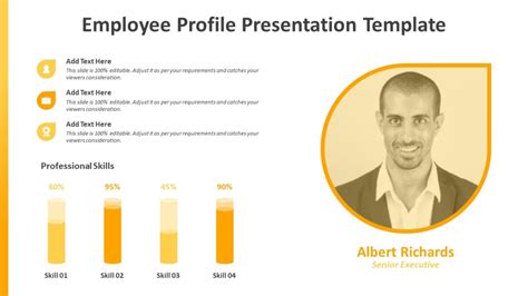 Employee Profile Presentation Template | PPT Templates