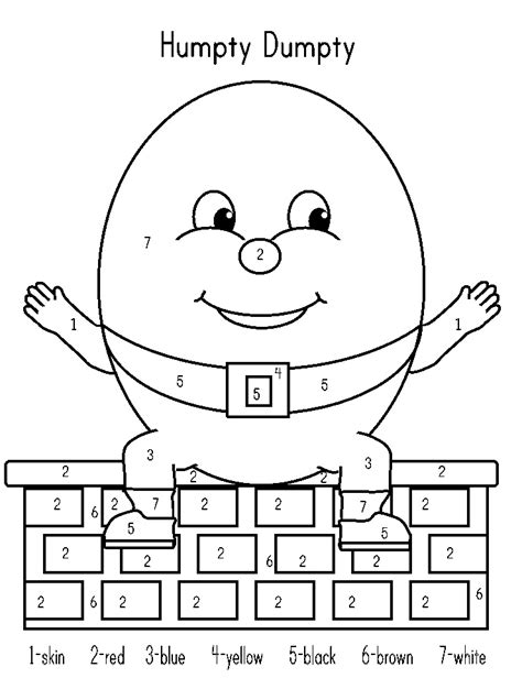 Humpty Dumpty Coloring Pages - Free Printable Coloring Pages for Kids