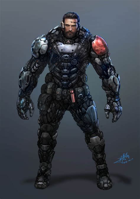 Sci Fi Concept Art Male