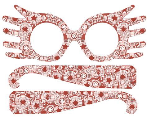 DIY Printable Luna Lovegood Spectrespecs Glasses | Harry potter diy ...