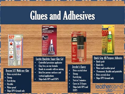 There are a million different types of adhesives to use when crafting ...