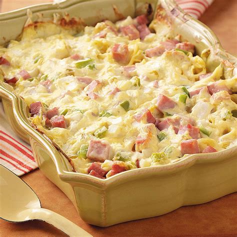 Ham and Swiss Casserole Recipe | Taste of Home