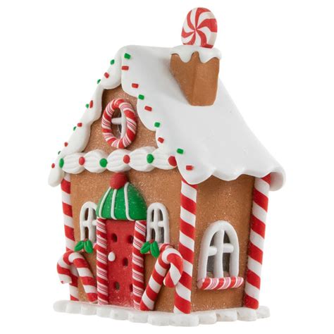 Northlight 5.25" LED Lighted Gingerbread Candy House Christmas ...