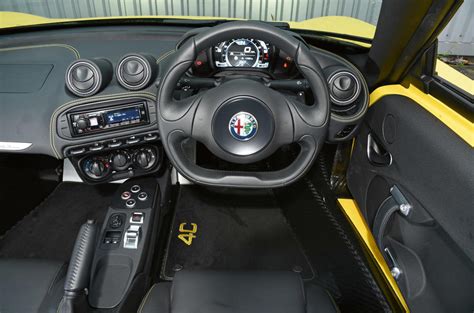 Alfa Romeo 4C Spider interior | Autocar