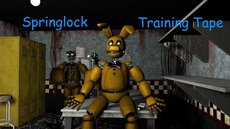 [FNAF SFM] Springlock Training Tape - YouTube