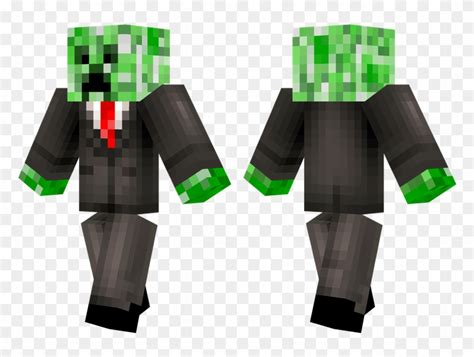 Business Creeper - Minecraft Pe Skin Blue Creeper, HD Png Download ...