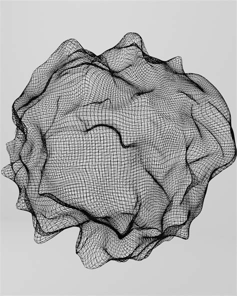 ArtStation - Abstract 3D wireframe model | Resources