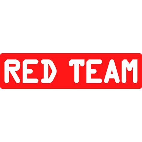 Red Team Sticker - Just Stickers : Just Stickers