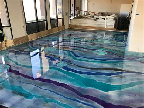 30+ Epoxy Floor Design Ideas - DECOOMO