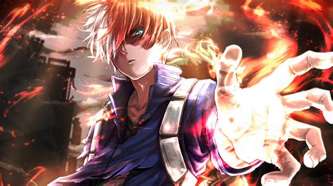 Shoto Todoroki from My Hero Academia Anime Wallpaper 4k Ultra HD ID:4451