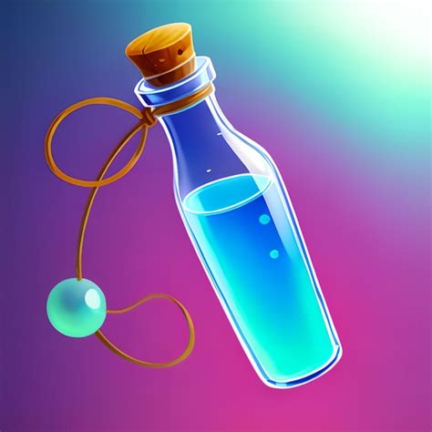 Premium AI Image | Colorful bottle model for game ideas