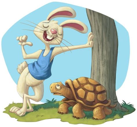 Tortoise and the hare illos. by chewgag on deviantART | Hare ...