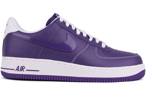 Nike - Nike Men's Air Force 1 Low Basketball Shoes-Purple/White-$95.00 ...