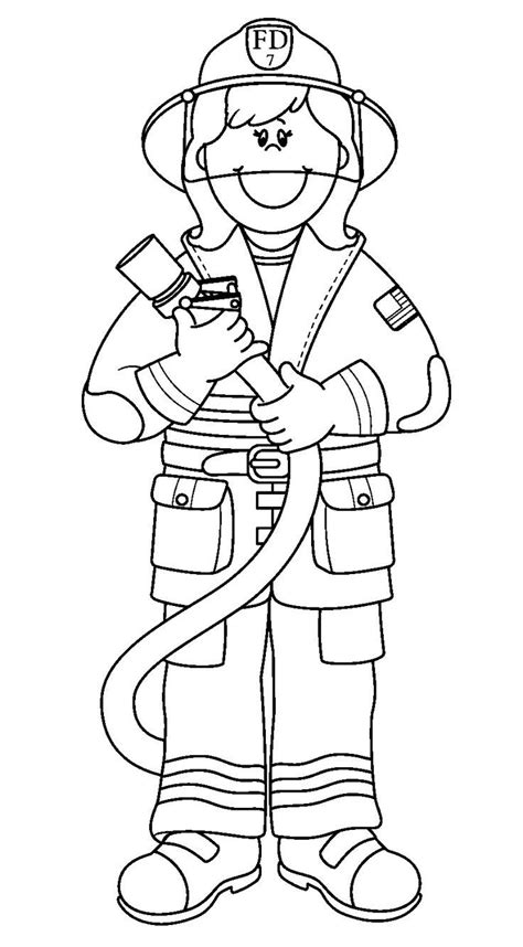 Printable Fireman Coloring Pages | Printable Firefighter Coloring Pages ...