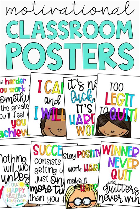 Inspiring Classroom Posters