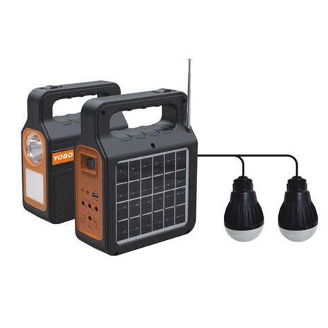 Charging and lighting portable power station with solar panel - Jieao ...