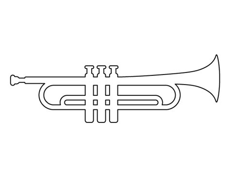 Printable Trumpet Template