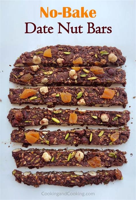 Date Nut Bars | Cooking and Cooking