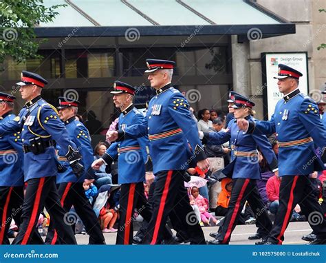 Edmonton City Police in Dress Uniform Editorial Image - Image of ...