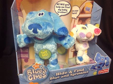 Blues Clues & Sprinkles Plush Dolls HIDE and FIND seek Talking ...