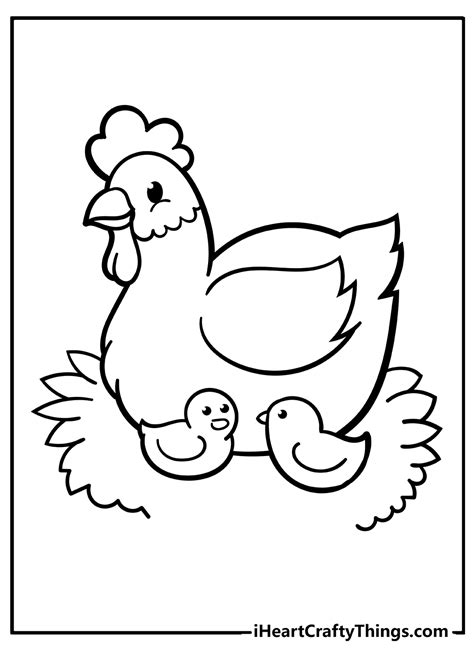 Farm Animals Coloring Pages For Girls