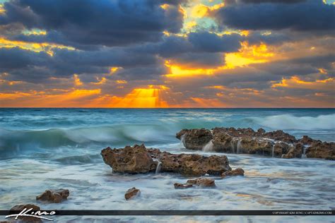 Glorious Sunrise at Beach in Coral Cove Park | HDR Photography by ...