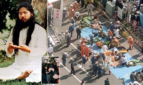 Cult leader who masterminded the Tokyo subway sarin attack that killed ...