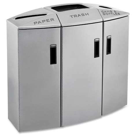 Rubbermaid Commercial Products 38 in. H x 40.3 in. W x 18 in. D Silver ...