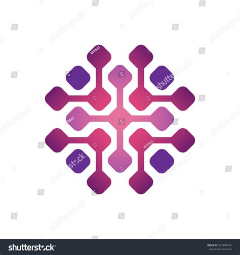 Electronic Circuit Design Vector Logo Template Stock Vector (Royalty ...