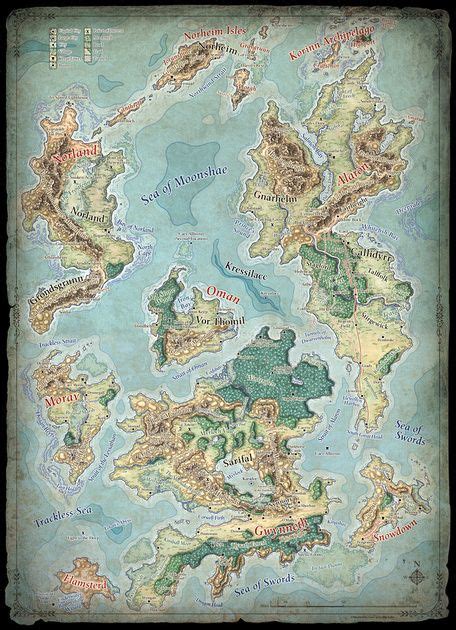 Moonshae Isles - 4E (Digital) $2 | Fantasy map, Imaginary maps, Map