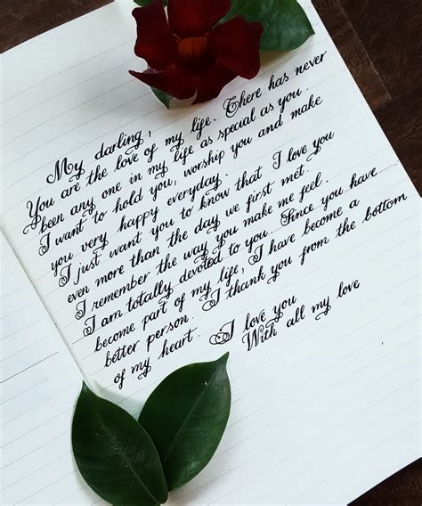 Handwritten Rose Gold Letters, Proposal - Confession Letters ...