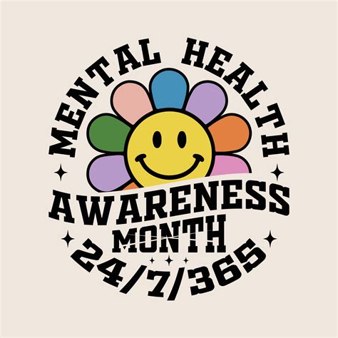 Mental Health Awareness Month T Shirt Design. 30813550 Vector Art at ...