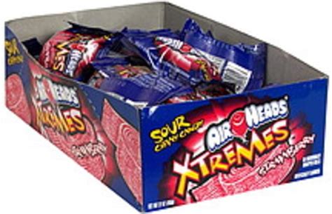 Airheads Strawberry Sour Chewy Candy - 36 ea, Nutrition Information | Innit